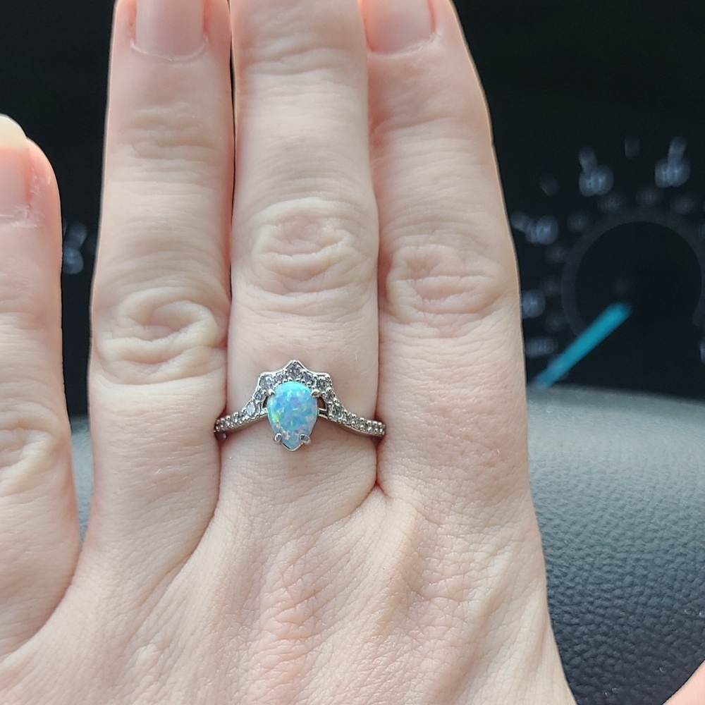 Bomb Party Opal Ring Size 8